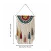 Tassel Wall Decor Colorful Design Boho Hanging Photo Backdrop for Hotel, Bedroom, Guesthouse