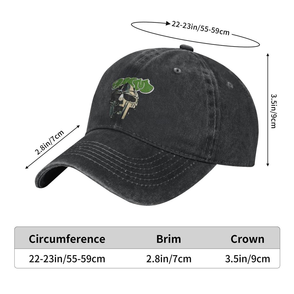 Classic Madvillain Mf Doom Madlib Baseball Caps Unisex Distressed Denim Snapback Hat  Outdoor Summer Unstructured Soft Caps Hat