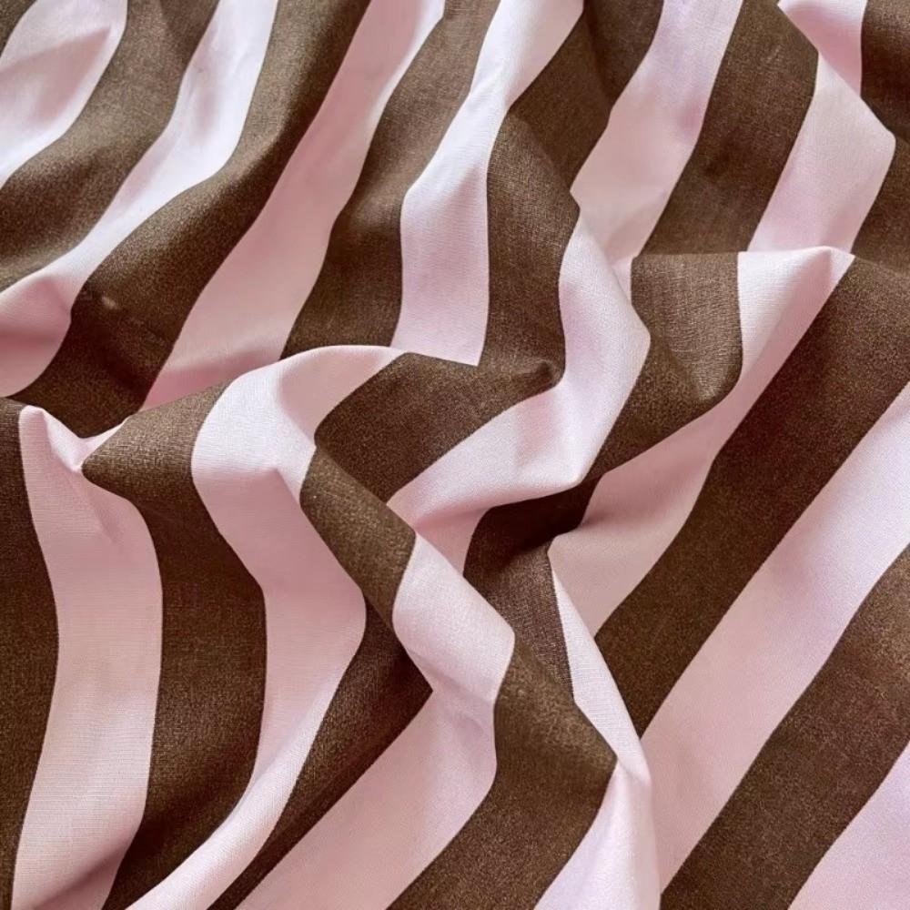 150*100cm Tkanina w Paski Pionowe Bawełna Wielokolorowa Materiał do Szycia Ubrań Sukienka Obrus Poduszka Tkanina Krawiecka