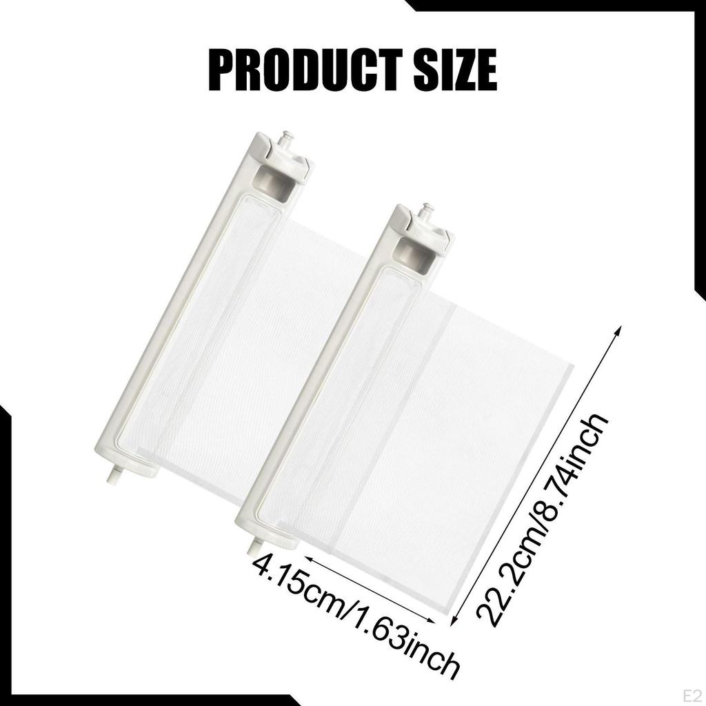 2Pcs Washing Machine Garbage Net Waste Parts Replace Washer for ES-55E3 Es-t55C Es-ge60 ES-55E2K