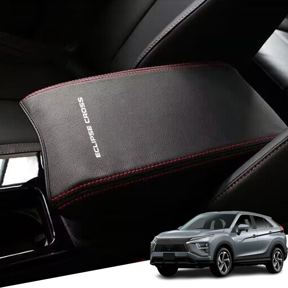 

Hearsheng Кожаная накладка на подлокотник для Mitsubishi Eclipse Cross серии GK 2018 и Eclipse Cross PHEV серии 2020. Настраиваемый интерьер. Защищает.