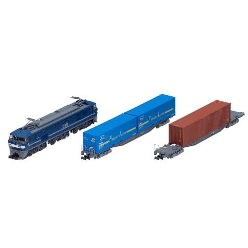 TOMYTEC N Gauge EF210 Container Train Set (3 Cars) 98394 Model Railroad Freight Cars