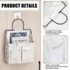 Durable Cotton Fabric Wall Mounted Organizers With Multiple Pockets For Bedroom Living Room Storage