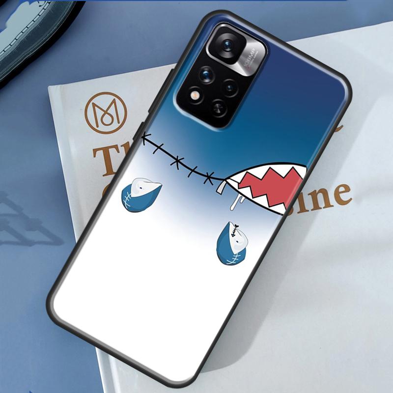 Gawr Gura Hololive Anime Case For Xiaomi Redmi Note 14 13 11 9 10 12 Pro 9S 10S 11S 12S Redmi 10C 12C 13C 14C Cover