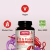 Vegan Methyl B-12 & Methyl Folate, Ultra Strength, Cherry, 60 Chewable Tablets