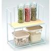 Pearl Metal Folding Seasoning Rack, Naturea, HB-5082, White
