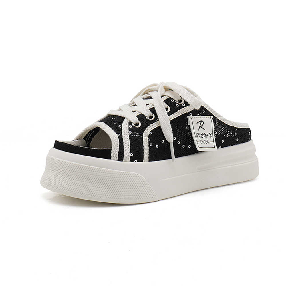 Fashion Peep Toes Laces Sneakers Women Sneakers Therapeutic Lady Boot Women's Sneakers Shoes Luxury Sports Comfort Sabot Sheos Obuv