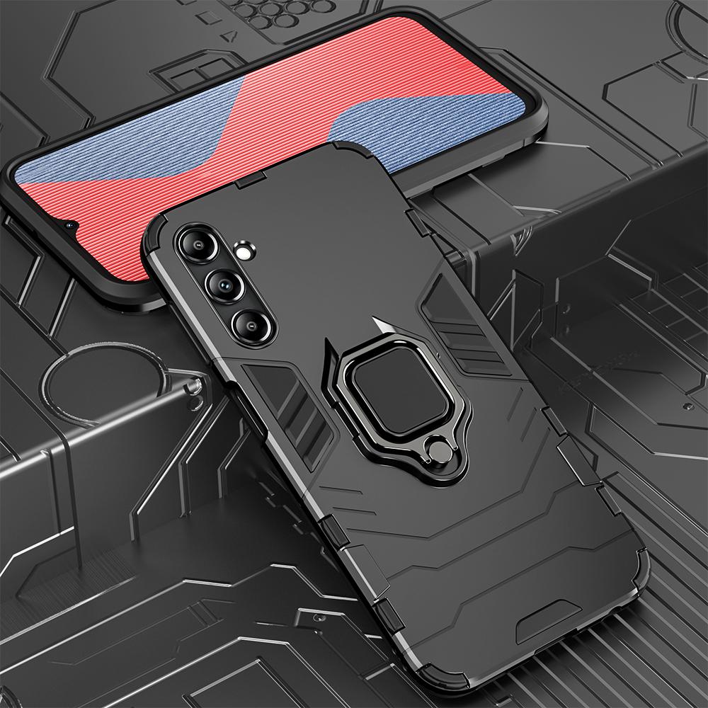 

Противоударный защитный чехол KEYSION для Samsung M54 5G M14 5G, силиконовый + ПК, металлическое кольцо-подставка, задняя крышка для телефона Galaxy M14 M54 5G for Samsung M54 5G