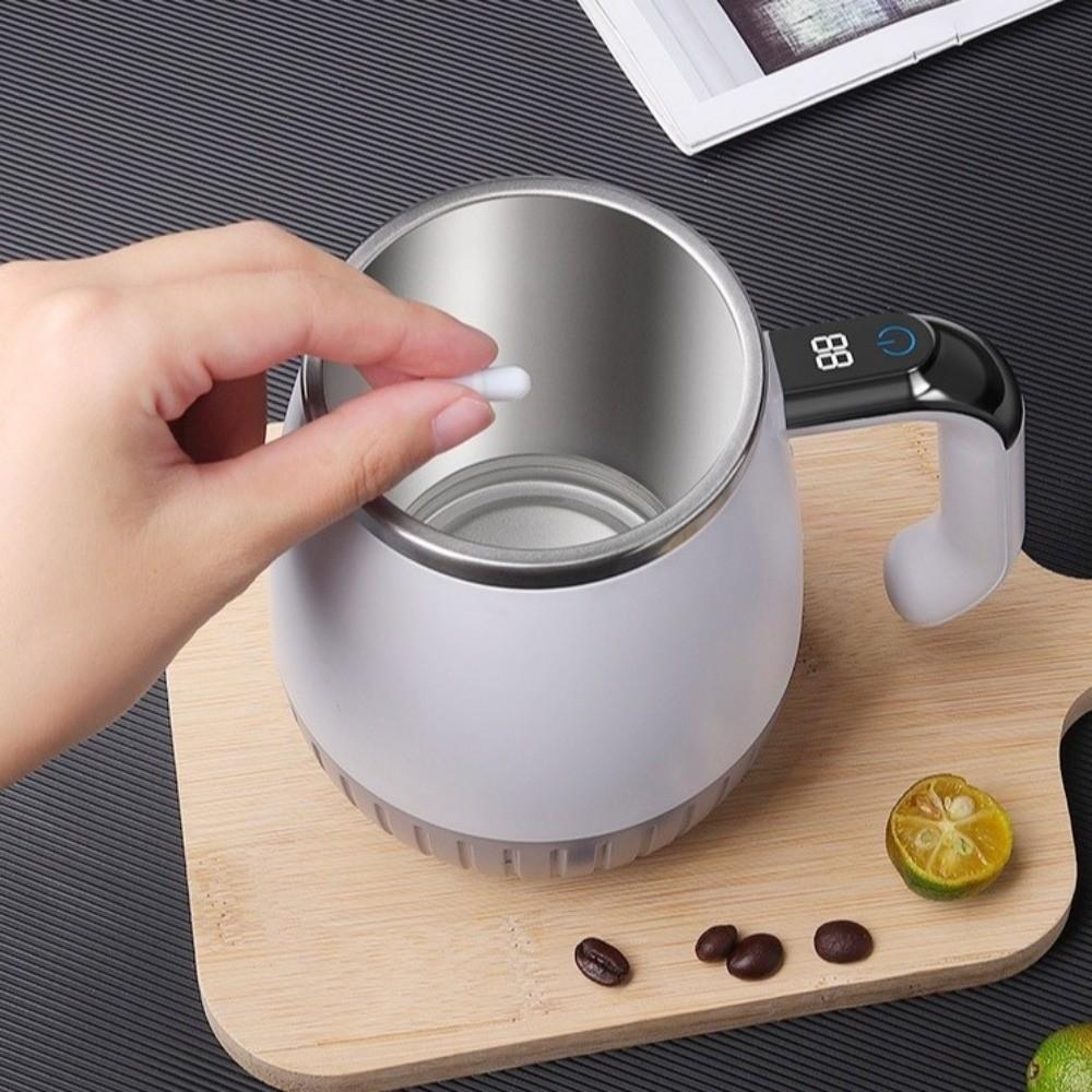 Smart Automatic Stirring Cup 316 Stainless Steel Magnetic Mixer Coffee Mug  Household Use