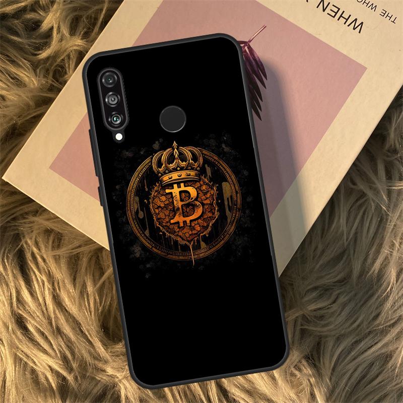 Bitcoin BTC For Huawei Nova Y90 Y60 Y61 Y70 Y72 Y73 Y91 3i 7i 8i 11i 12i 9 10 SE P20 P30 P40 Lite Case