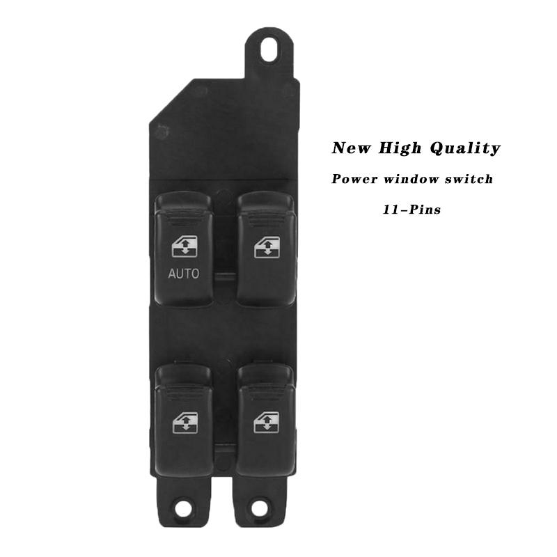 

93570-26100 Переключатель электростеклоподъемника Переключатель привода стеклоподъемника для Hyundai Santa Fe 2001-2006 чёрный