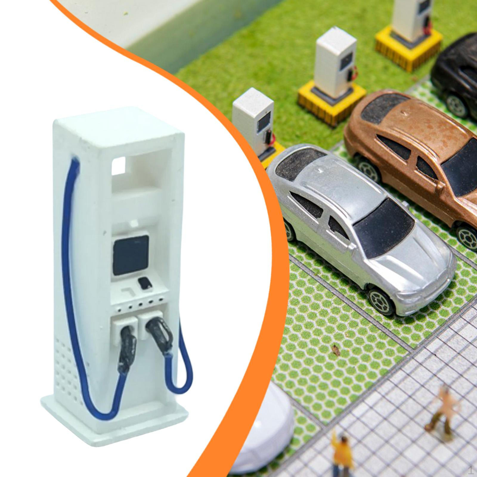 

1/64 Charging Pile Model Sand Table Toys,Creative Ornament Electric Vehicle Station