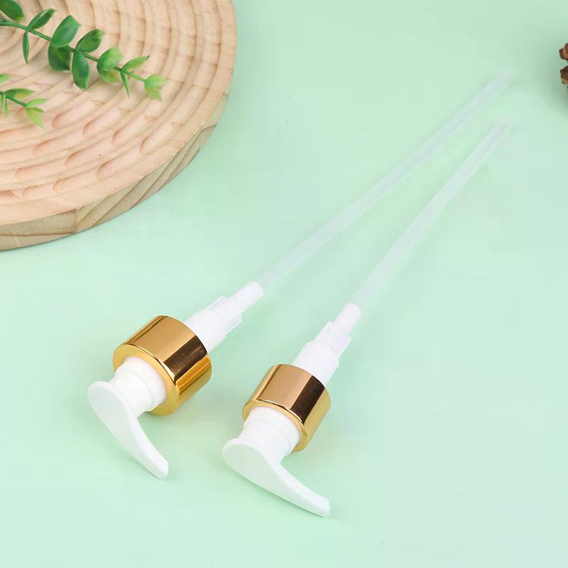 Pompe à Savon Tête de Pompe Liquide Tête de Distributeur de Lotion Tête de Type Poussoir Filetage 24/28 Flacon de Bain Shampoing Buse Poussoir Remplacer Tube de Pompe