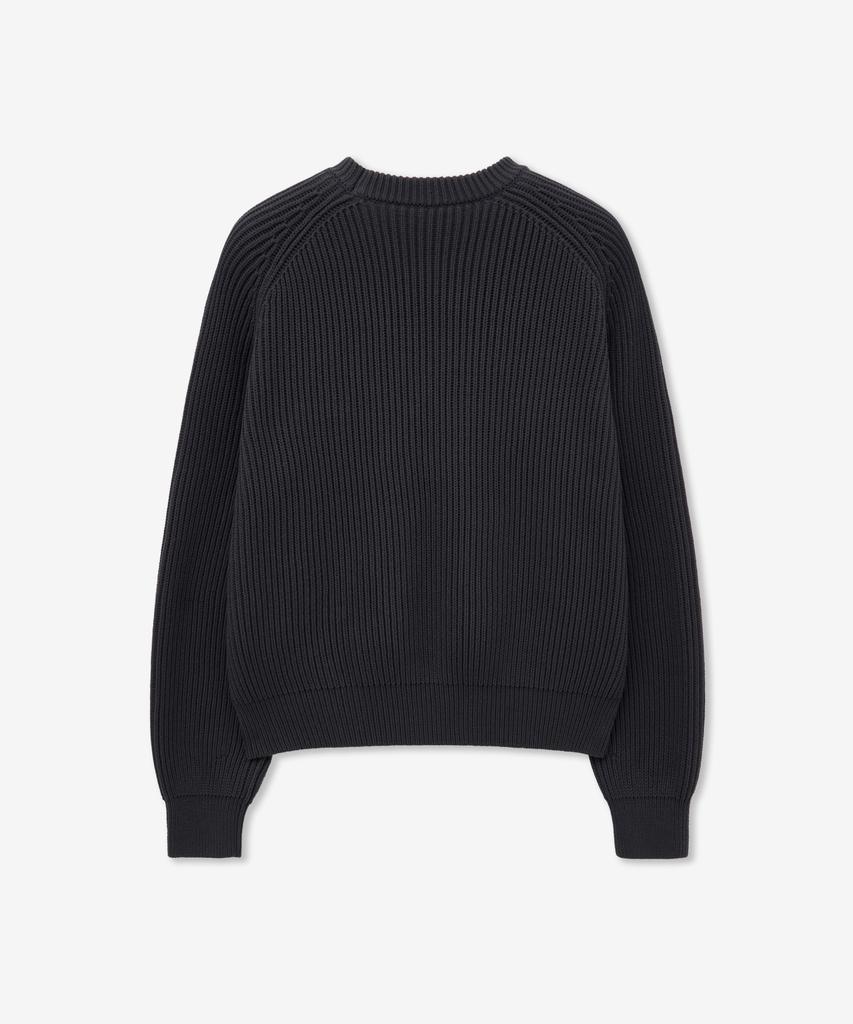 MINAV Cotton Crop Knit [Dark Gray]
