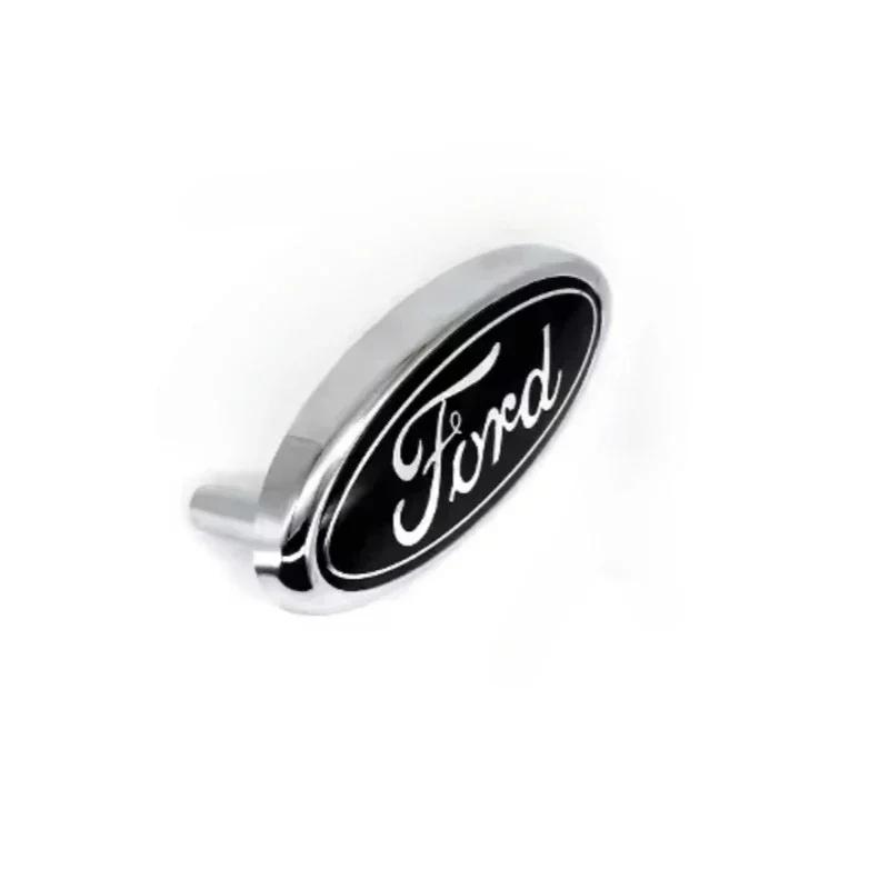 14.5x6.5cm Car Logo Emblem for Ford Escape Kuga Fiesta Ranger Mondeo Fusion Edge Focus Mustang Front Hood Grille Sticker Styling