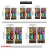 2pcs 2D flat printing Curtains Kitchen Flowers Mason Jars 100% Polyester Without Electricity Seasonal Party & Holiday Decor