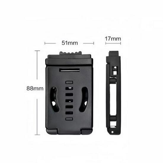 Taktischer Outdoor Schnellverschluss Multi-Funktions MOLLE Messer & Rucksack Scheide Clip