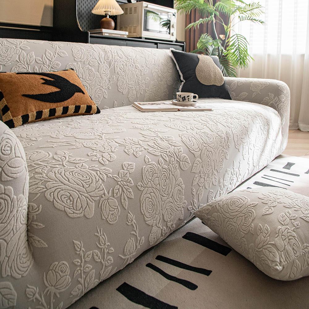 Neue Ganzjahres-Universal-Sofabezug All-Inclusive Mehrzweck-Gerade Reihe Integrierte Schutzhülle