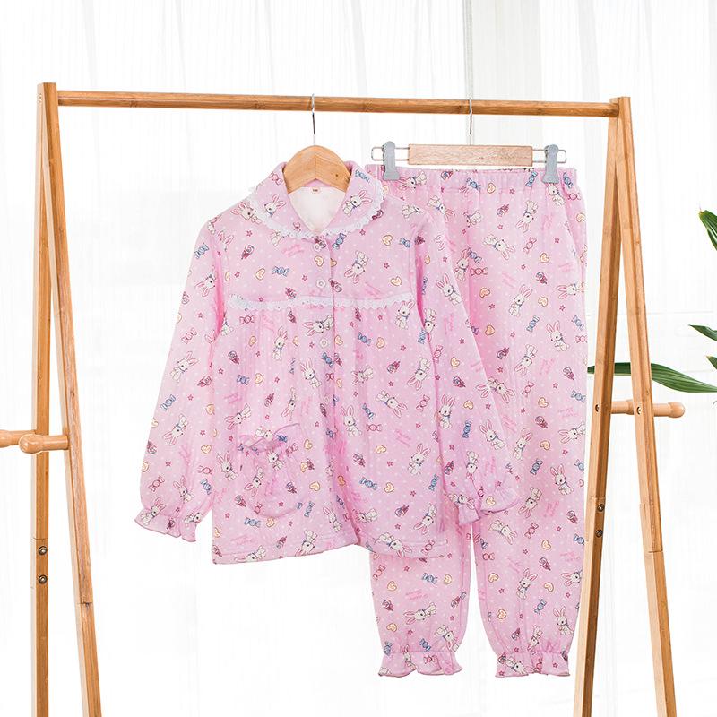 Family Cotton Pajama Set: Long Sleeve & Pants - Cozy Autumn/Winter Clearance 120cm