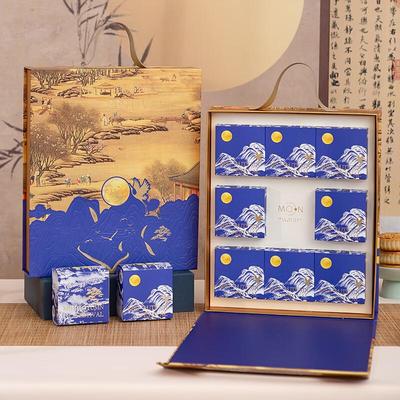 Zhaoran Blue Heavenly Palace Mooncake Gift Box