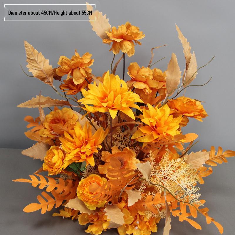 Artificial Wedding Aisle Flowers: Hotel Table Arrangements & Decorative Flower Balls for Stage and Welcome Area