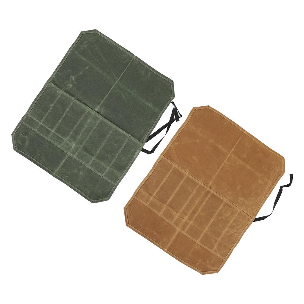 Koch Werkzeugrolltasche Canvas Wasserabweisend Tragbar Koch Gabel Werkzeughalter Beutel für Küchenutensilien