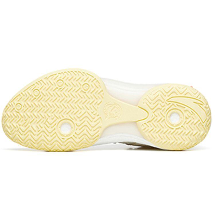 Anta Crazy Tide 4 Fabric Synthetic Leather Basketball Shoes Women Sneakers White Pink 122231106-8