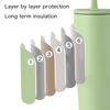 40oz Thermal Mug With Handle Insulated Long Straw Tumbler With Lids 304 Stainless Steel Coffee Tumbler Termos Cup for Travel Mug