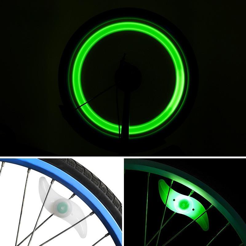 Bicycle Spoke Tire Flashing Light Night Warning Night Riding Light