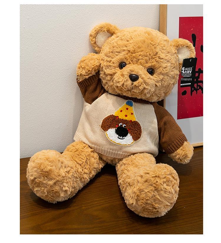 Cross-Border Sweater Teddy Bear Plush Toy – Children’s Gift