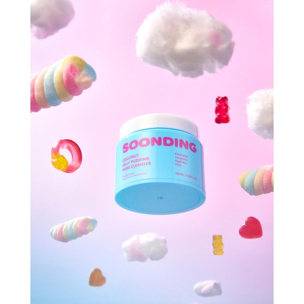 Soonding Sunding Kokosový želé pudink Čistič pórů 100 ml Dvojité složení