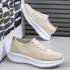 One-pedal fly-woven mesh spring and autumn breathable sports shoes comfortable soft-soled men's casual shoes men's shoes