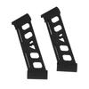 2PCS Black Shelf Side Buckles Lightweight Triangle Rack Brackets Durable Camping Shelf Clips  Picnic
