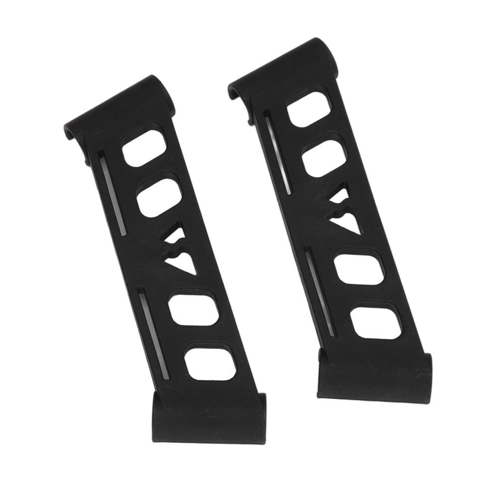 2PCS Black Shelf Side Buckles Lightweight Triangle Rack Brackets Durable Camping Shelf Clips Picnic