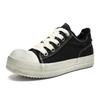 2026Nuevas Zapatillas de Lona para Hombre con Suela Gruesa Moda con Cordones Casuales Zapatos Juveniles Ligeros Cómodos para Exteriores Planos de Diseñador Zapatos para Caminar