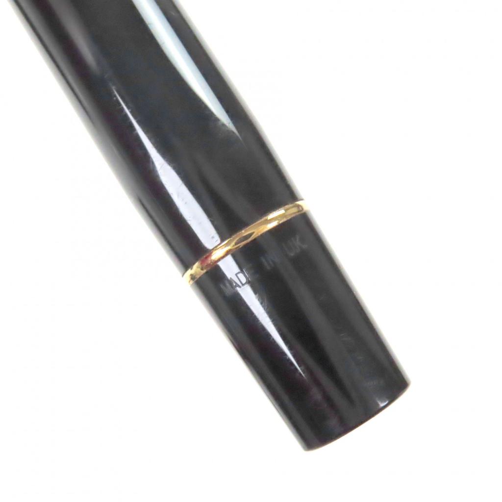 Very Good PARKER fountain pen Duofold Black GT Centennial Older Model black 18K Used