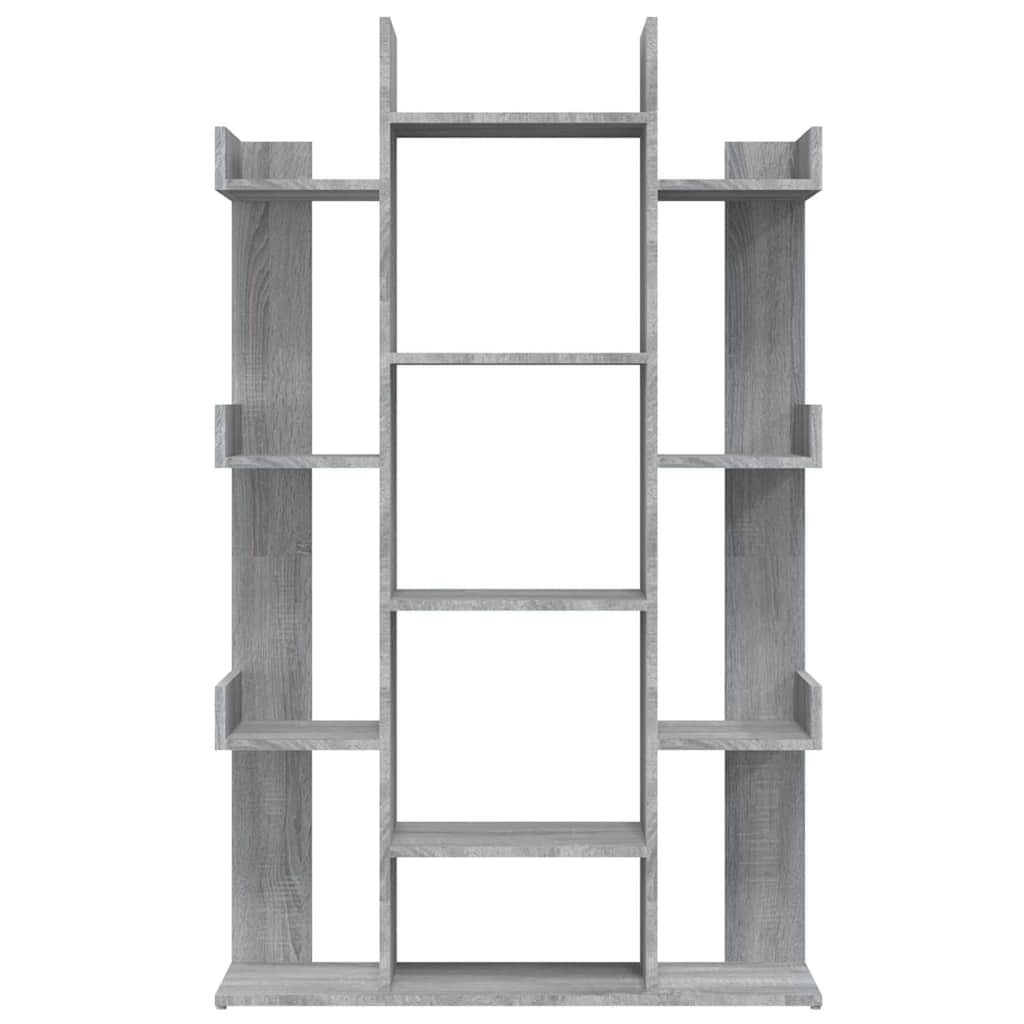 Bookshelf Grey Sonoma 86 x 25.5 x 140 cm Engineered Wood