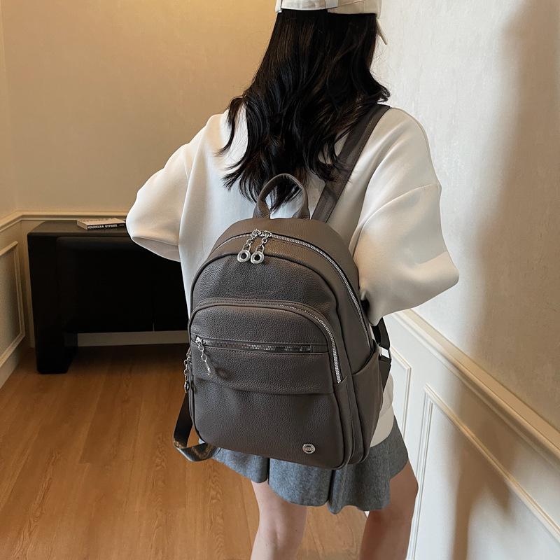 High Sense Fashion Backpack Women's New Versatile Class Commuter Bag Large Capacity Travel Backpack