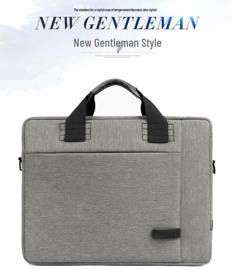 Large Capacity Single Shoulder Laptop and Business Bag with Strap and Logo Printing