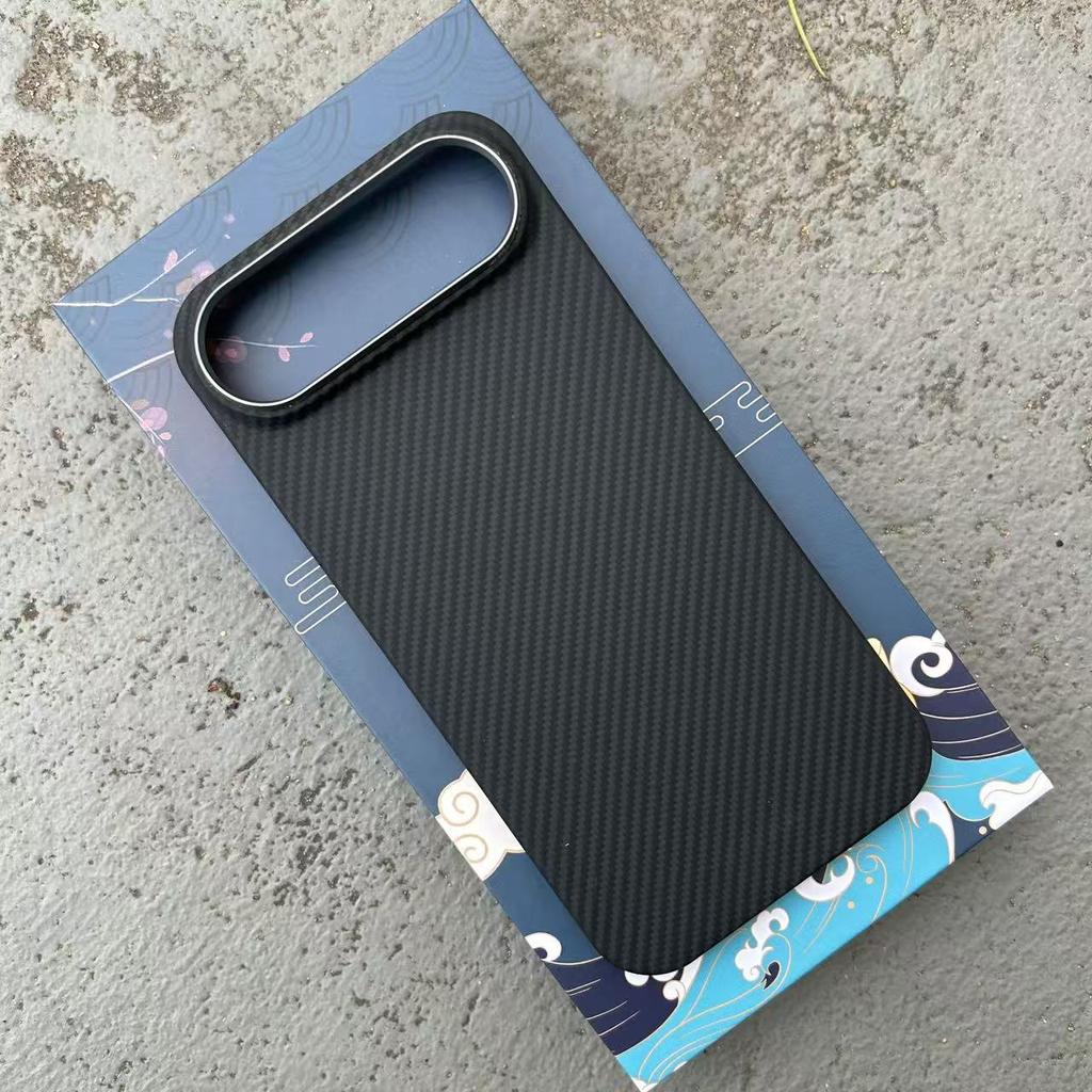 For IPhone Air Aramid Fiber Magnetic Case Compatible MagSafe Ultra-Slim Case Apple 17 Air Aramid Carbon Fiber Protective Cover