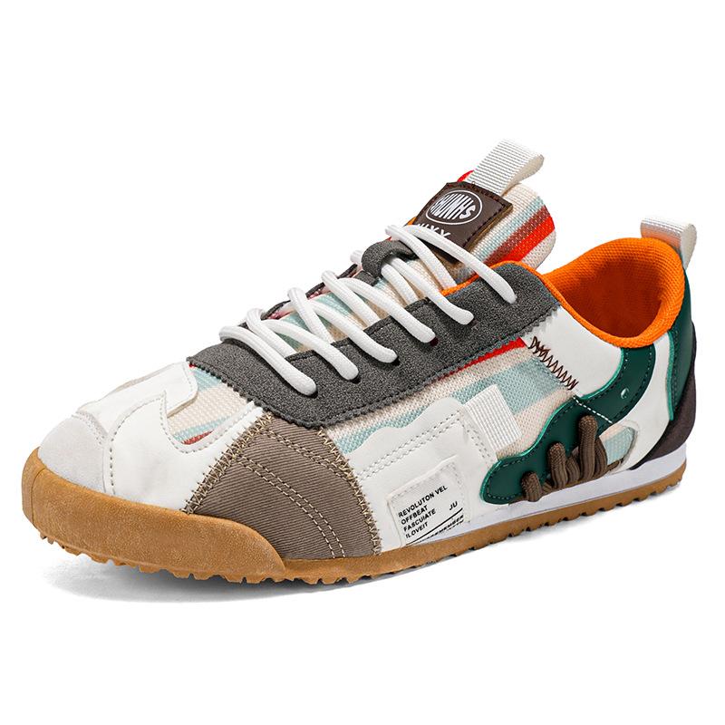 Sommer neue Mode vielseitige Farbabstimmung tägliche Freizeitschuhe leichter Luxus High-End Mesh Forrest Gump Schuhe trendige bequeme Herrenschuhe