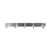 BEIERLAN JJ059 No-Drill Space Aluminum 6-Hook Hanger