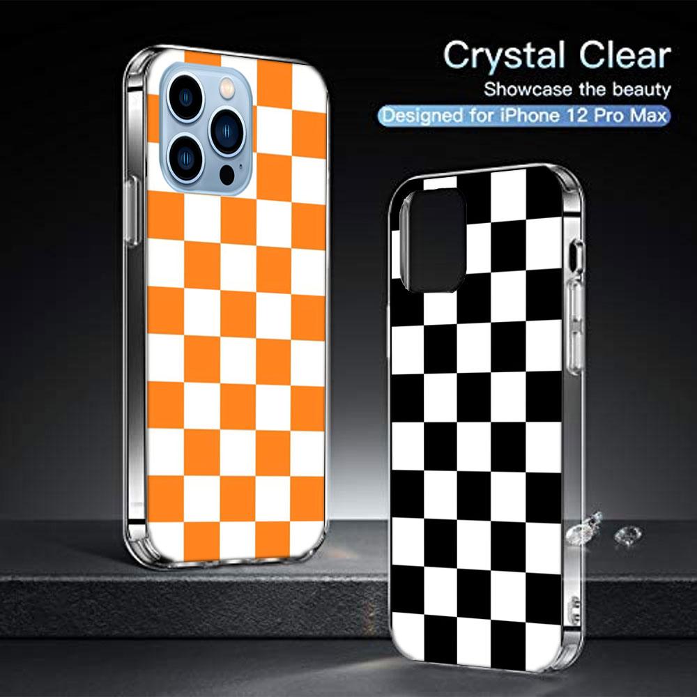 Retro Classic Chess Board Grid Cases Phone Case For Iphone 17E 16E 17 Air 16 Pro Max 15 Pro 14 Plus 11 13 12 Mini Cover Cases Co