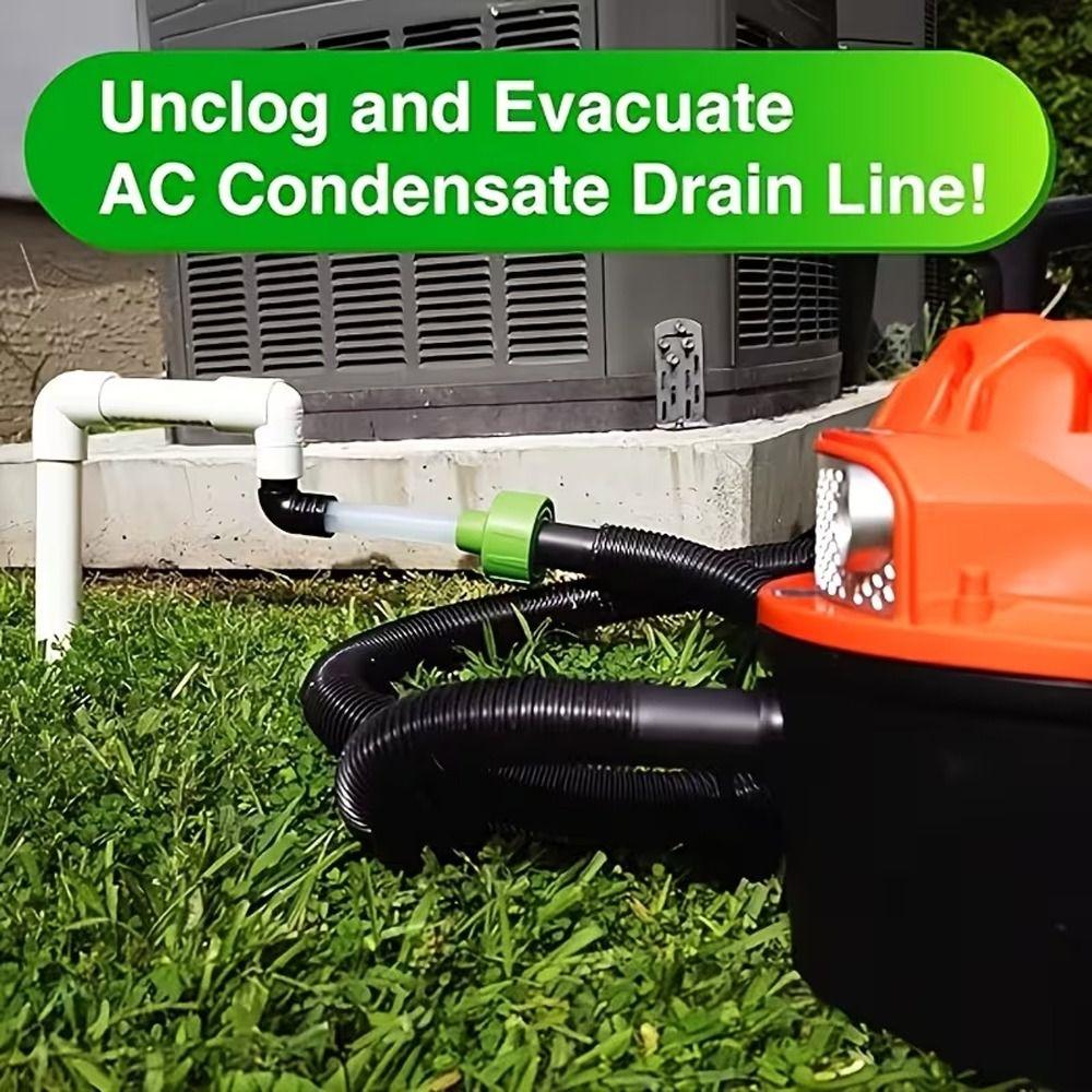 Plastic AC Condensate Drain Unclogger Clear Visible HVAC Pipe Cleaner Tool Air Conditioner