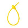 Colorful Silicone Tadpole Cable Tie: DIY Keychain, Trendy Toy, Bag Strap & Lanyard Winder