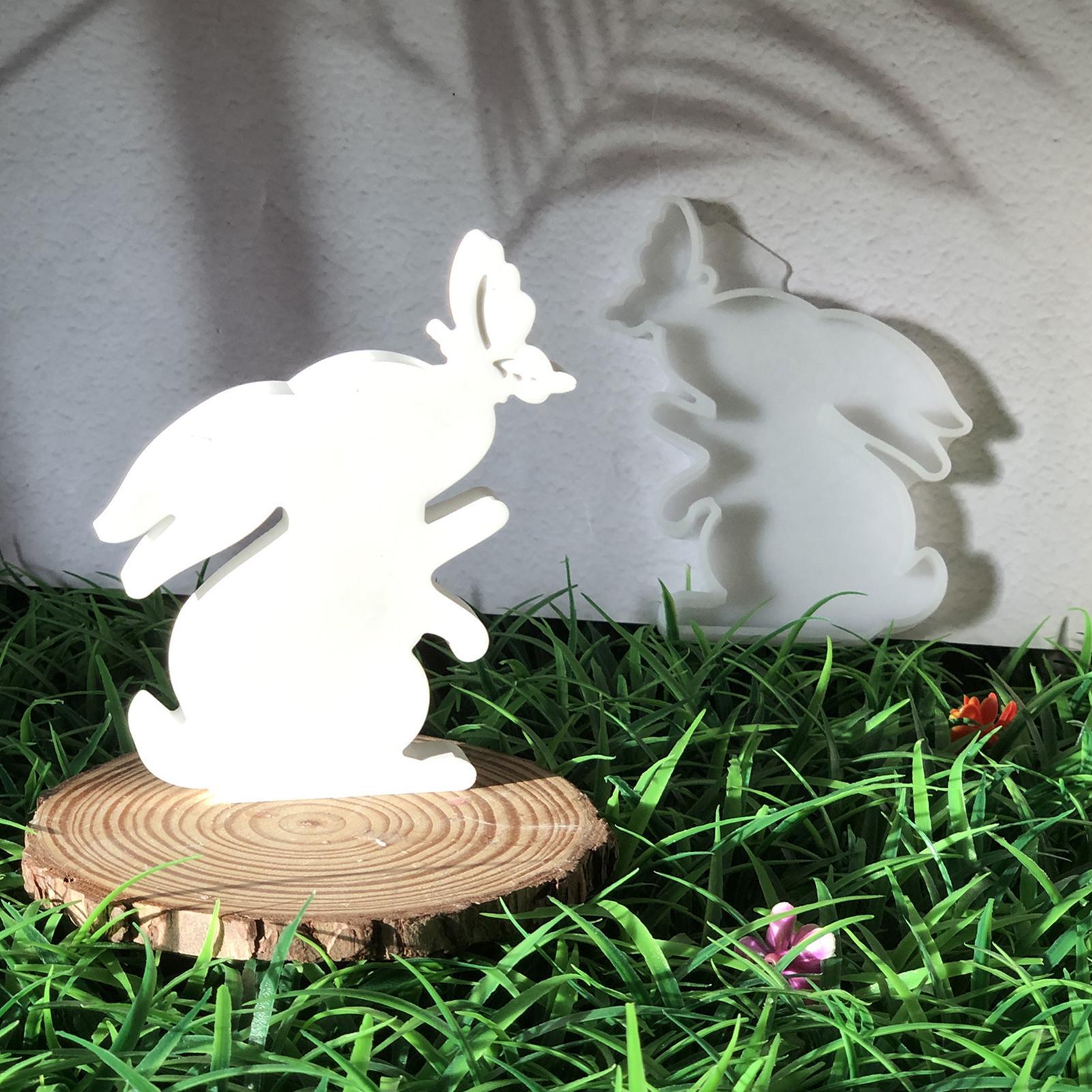 

Silicone Molds For Candles Bunny Resin Casting Mould Butterfly Design Candle Making Molds For Easter Spring Crafting Resin CN
