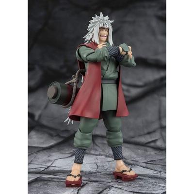 Bandai Tamashii Nations - Naruto - Figur S.H.Figuarts Jiraiya Held des Versteckten Blattes Heroischer Weiser (Weisenmodus-Set) 17 cm