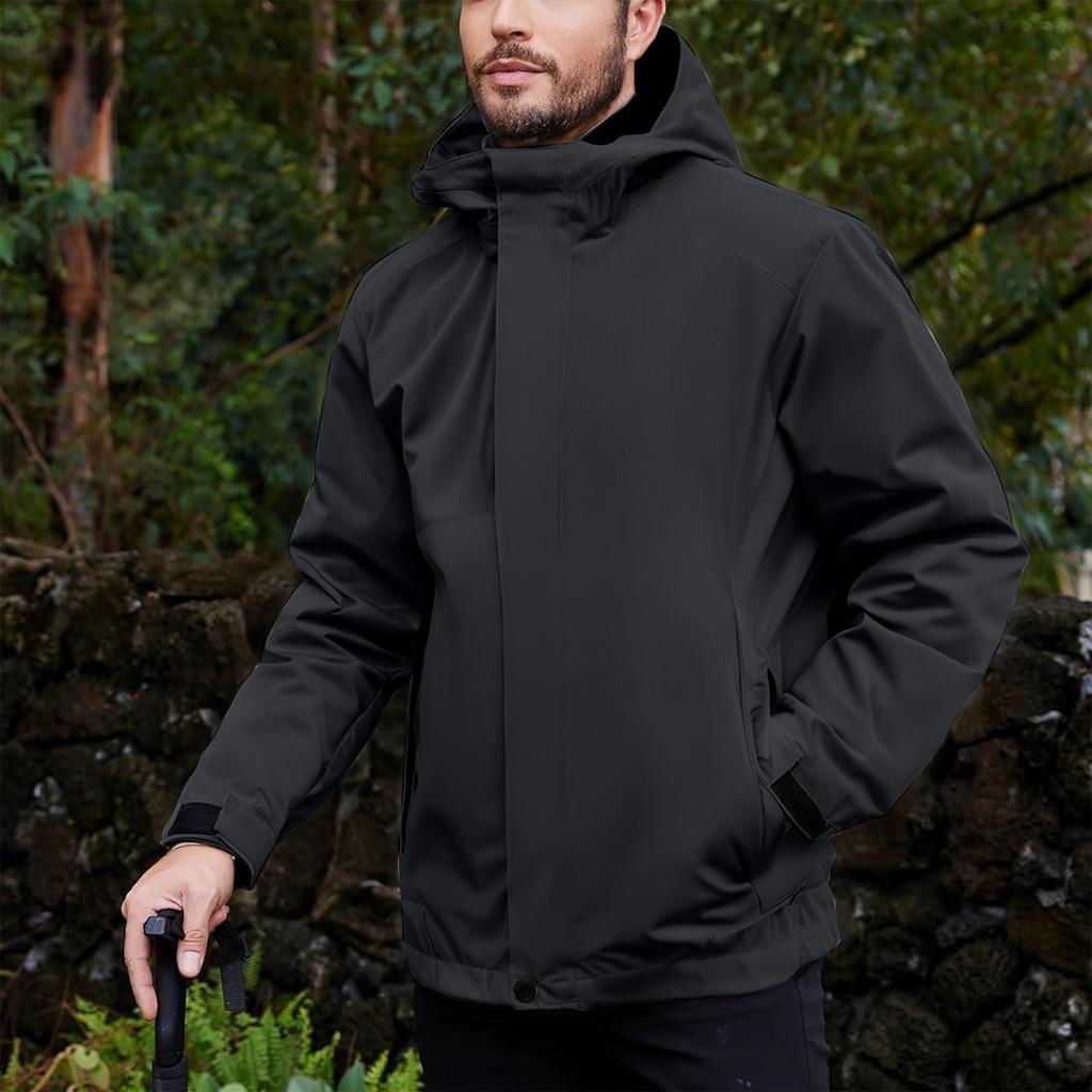 Men's Outdoor Workwear Jacket Multi-Pocket Work Clothing Windproof And Waterproof Outerwear