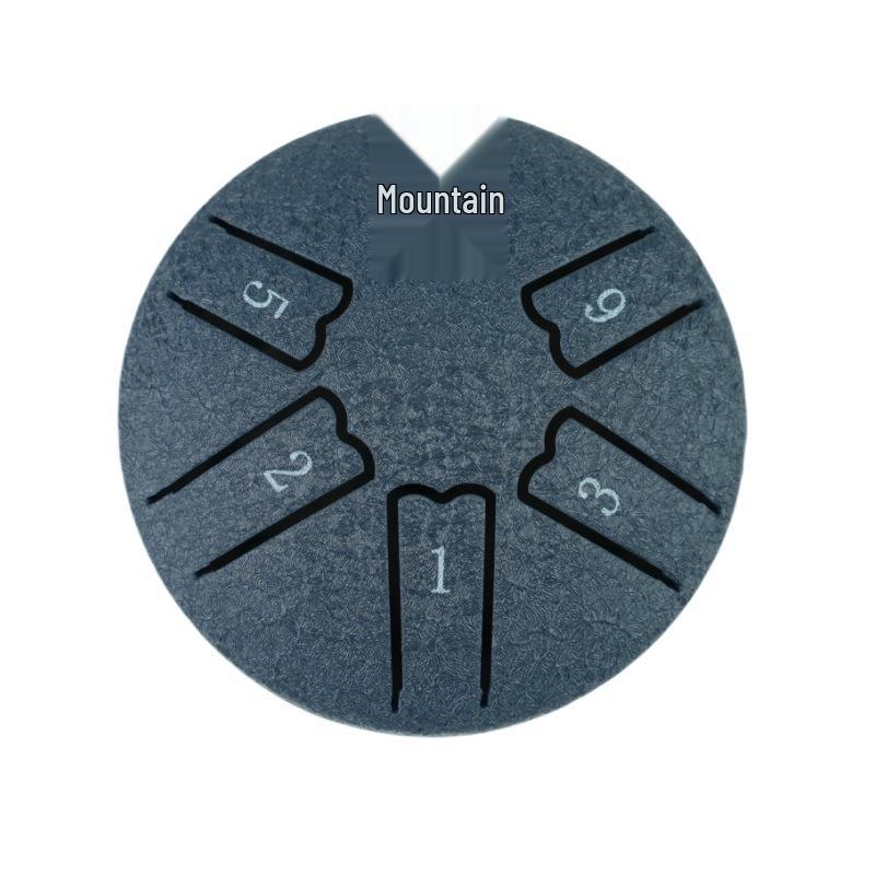 3-Inch 6-Tone Mini Ethereal Steel Tongue Drum - Children s Percussion Music Toy тёмно-синий