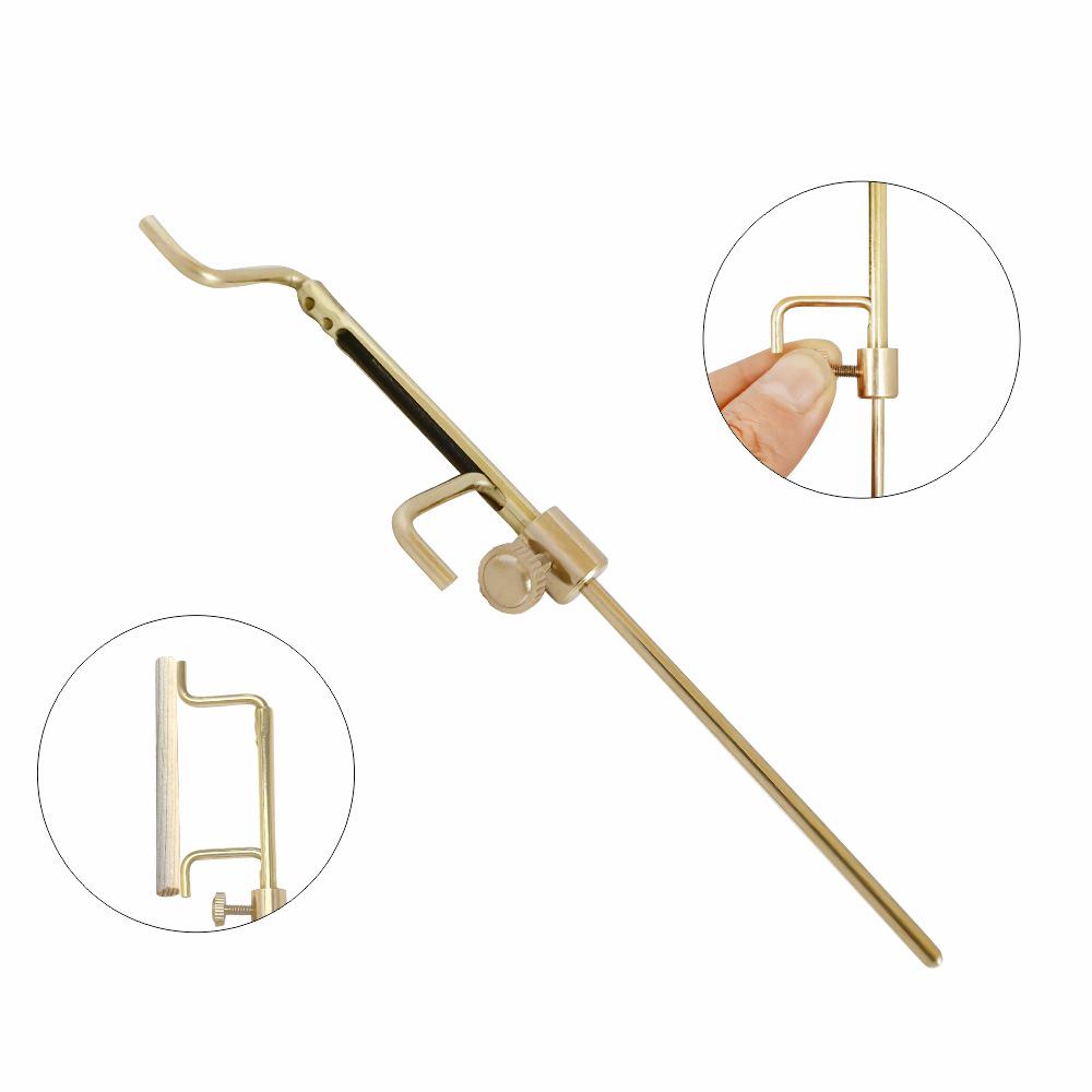 Grinna Violin Sound Post Installation Tool: Brass Hook for Sound Post Placement and Repair Violin/Viola